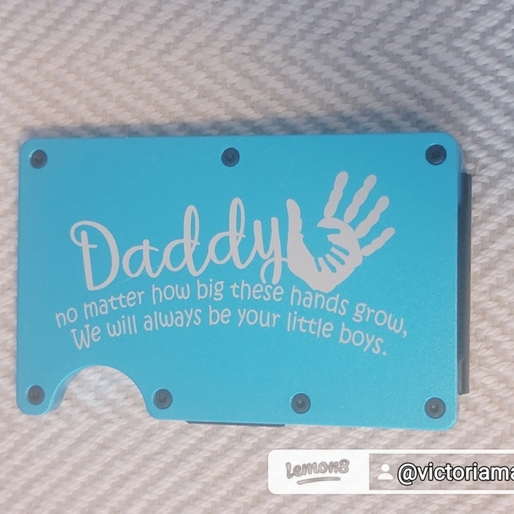 Minimalist Card WalletAnodized Aluminum RFID Block!